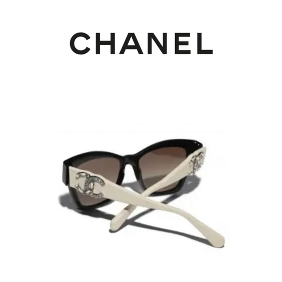 CHANEL Cat Eye Sunglasses/black/EXO/M - Picture 1 of 12